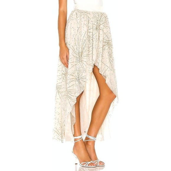 Free People Balletcore Can't Stop The Feeling Star Sparkle Tule Midi Skirt - Picture 6 of 12